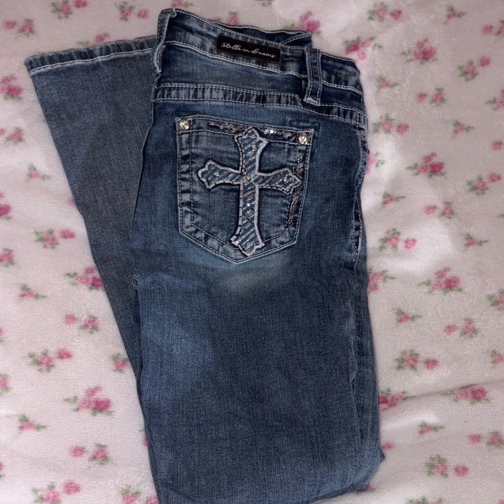 Women's Blue Boot Cut Jeans